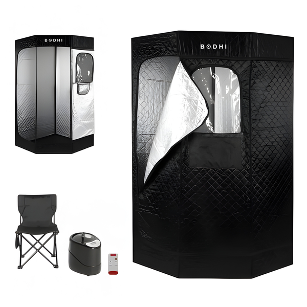 Accesorios incluidos en la sauna portátil